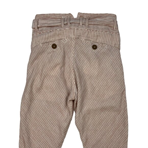 Free People Rumors Yarn Dye Harem Pants 0 Striped High Waist - Picture 8 of 12